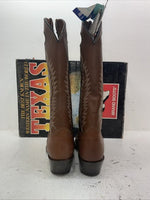 New Men’s Brown Texas Brand Cowboy Boots. 8901 11.5 11 1/2 D. 9-36