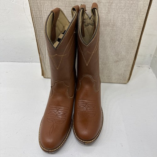 NEW Men’s Brown Western Cowboy Boot, Texas Brand. Size 5D. #1-4