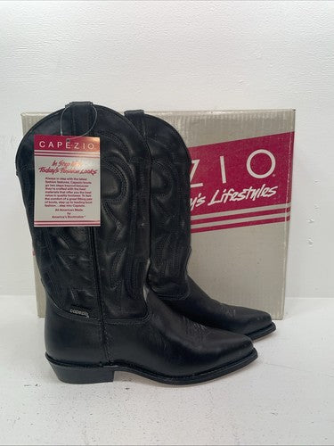 New Women’s Black Capezio Cowboy Boots. L 550 8 M. 16-51
