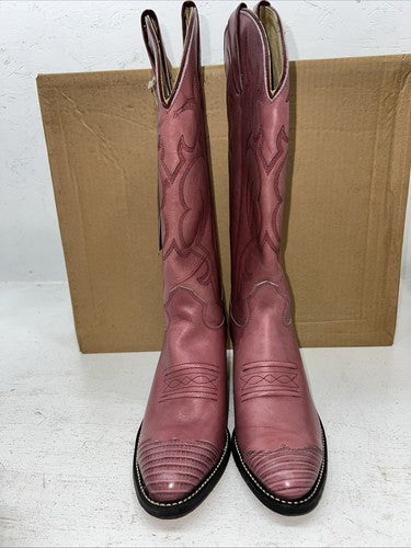 New Woman’s Pink Texas Brand Cowboy Boots. 4903 6.5 6 1/2 M. 18-13