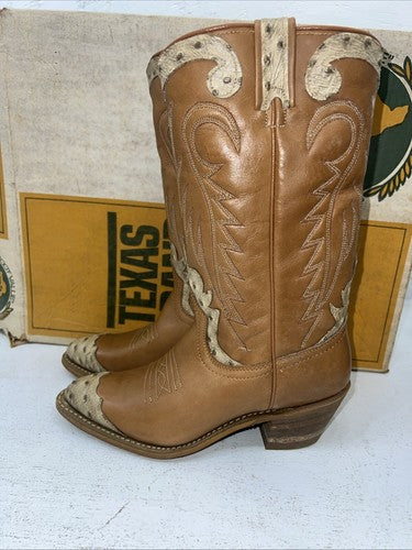 New Women’s Texas Brand Cowboy Boots. L 192 6.5 6 1/2. 19-103