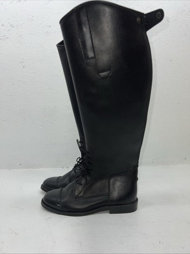New Women’s Black Comfort Ride English Riding Boots. 23 4785 8.5 8 1/2 W. 12-30