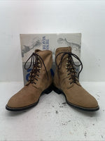 New Men’s Brown Lace Up Acme Cowboy Boots. 5784 11 E W. 9-29