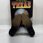NEW Men Dark Brown Texas Brand Cowboy Boot. Size 8D. 2-10.