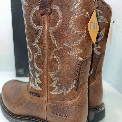 NEW womens Ariat WorkHog Composite Toe Brown Boot, Style 10018576. 10.5B, 16-125