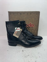 New Men’s Black Lace Up Laredo Cowboy Boots. 1220 13 E E. 10-44