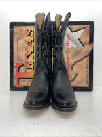 New Women’s Black Texas Brand Cowboy Boots. 4970 8.5 8 1/2 M. 15-22