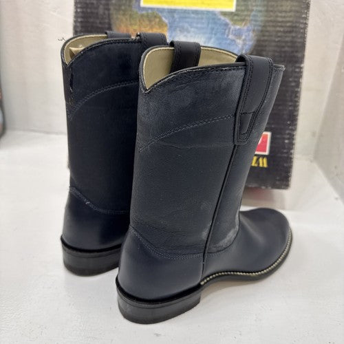 NEW navy Blue Western Boot Texas Brand. Size 4.5D. #1-6