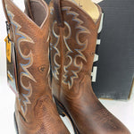 NEW womens Ariat WorkHog Composite Toe Brown Boot, Style 10018576. 10.5B, 16-125