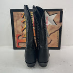 New Women’s Black Texas Brand Cowboy Boots. 4870 9.5 9 1/2 M. 16-132