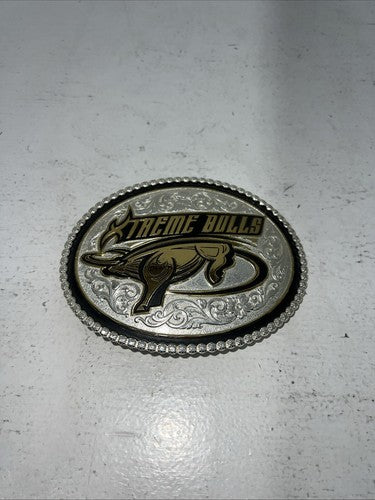 New Women’s Montana Silversmiths Extreme Bulls Belt Buckle. 2117 A-107