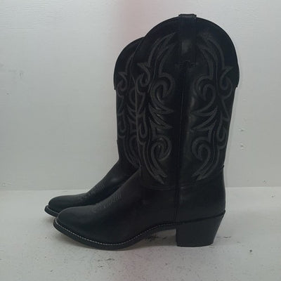 New Women’s Black Texas Brand Cowboy Boots. 4970 10 M. 17-131