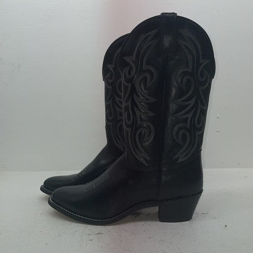 New Women’s Black Texas Brand Cowboy Boots. 4970 10 M. 17-131