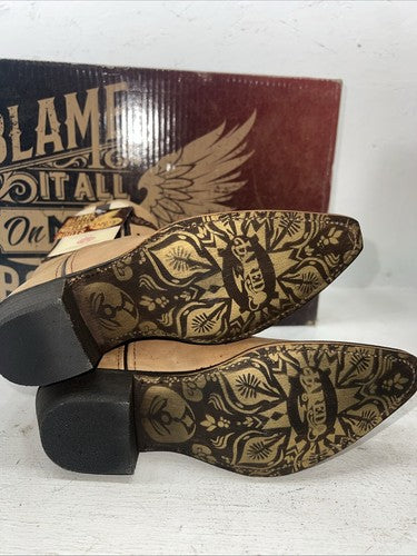 New Women’s Brown Laredo Cowboy Boots. 3122 7.5 7 1/2 M. 17-67