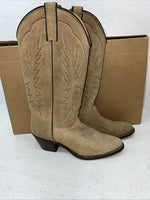 New Women’s Tan Texas Brand Cowboy Boots. 4906 7 B. 18-39