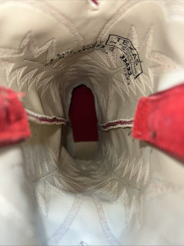 New Woman’s Red Texas Brand Cowboy Boots. S 4906 7 M. 18-41