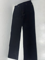New Men’s Black Original Fit Cowboy Cut Pro Rodeo Jeans. 34/36 E-1