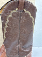 NEW Men’s Brown Tony Lamas Western Boot Boots. Size 8D. 2-17. 
