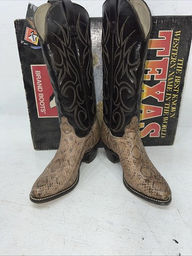 New Women’s Brown Texas Brand Cowboy Boots. L 199009 7.5 7 1/2 M. 17-93