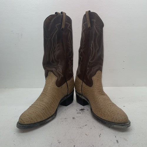 New Men’s Brown Texas Brand Cowboy Boots. 25 12 D. 10-14