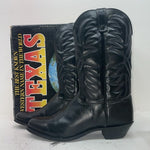 New Women’s Black Texas Brand Cowboy Boots. 4240 9.5 9 1/2 M. 17-127