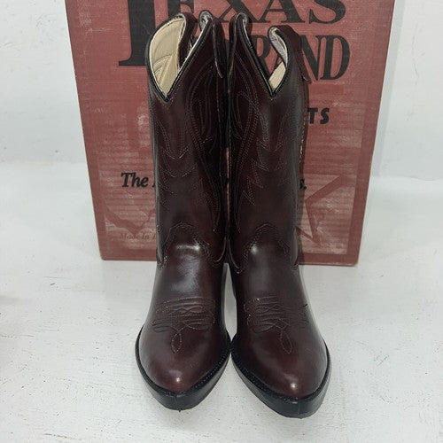 New Children’s Brown Texas Brand Cowboy Boots. C202 11.5 11 1/2 D. 24-102