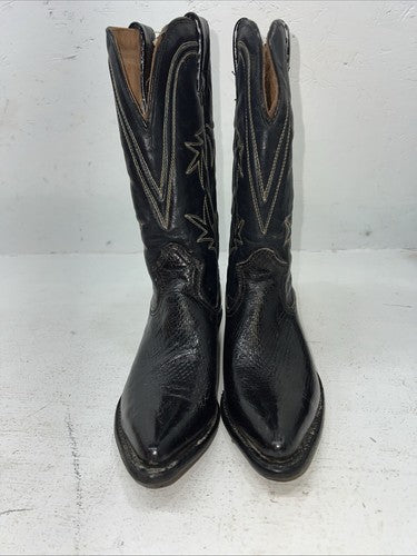 New Women’s Black Texas Brand Cowboy Boots. 72 6.5 6 1/2 C. 18-109