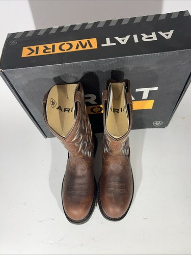 New Women’s Work Ariat Boots. Brown Colored Boot. Size 10. 16-128