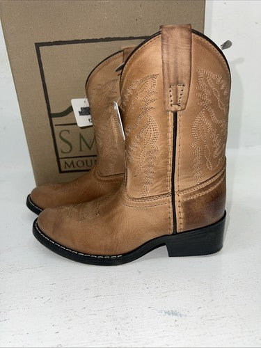 New Children’s Tan Smoky Mountain Cowboy Boots.  3051 C 12 R. 24-111