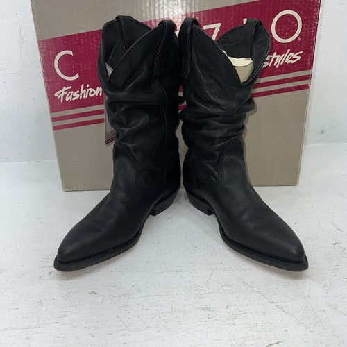 New Women’s Black Capezio Cowboy Boots. L 630 7.5 7 1/2 M. 17-47