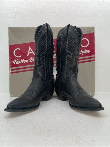 New Women’s Black Capezio Cowboy Boots. L 280 8.5 8 1/2 M. 15-29