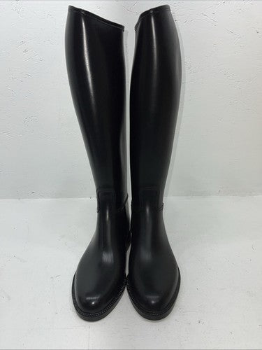 New Women’s Black Derby English Riding Boots. 38 7 W. 12-28