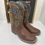 NEW WESTERN BOOT DYLAN DBL BARREL Brand - BROWN, Kids Size 4.  #1-3.
