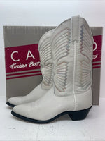 New Women’s White Capezio Cowboy Boots. L 287 8.5 8 1/2 M. 16-116