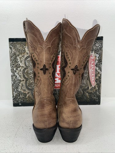 New Women’s Brown Laredo Cowboy Boots. 52145 8.5 8 1/2 M. 15-42