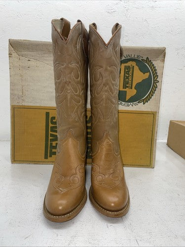 New Women’s Brown Texas Brand Cowboy Boots. 4911 7 M. 18-126