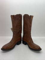 New Women’s Brown Sanders Cowboy Boots. 4060 8 B. 16-9