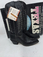 New Women’s Black Texas Brand Cowboy Boots. 4800 7 M. 18-103