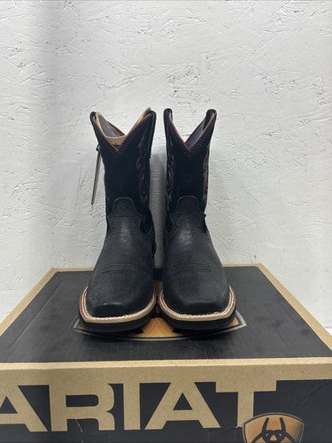 NEW Womens Black with color stitching Ariat Westernbaby Boot Boots Sz 6.5B. 19-3