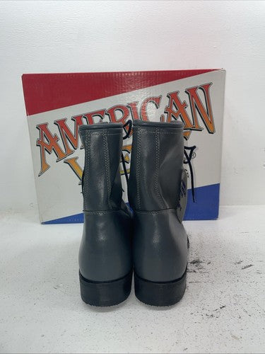New Men’s Gray American West Cowboy Boots. 6999 13 D. 10-38