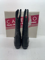 New Women’s Black Capezio Cowboy Boots. L 550 8 M. 16-51
