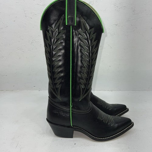 New Women’s Black Kenny Rodger’s Cowboy Boots. 40314 6 M. 20-74