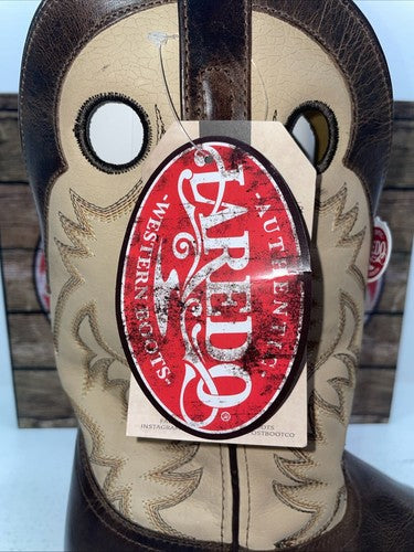 New Men’s Brown Laredo Cowboy Boots. 68321 11.5 11 1/2 E W. 9-8