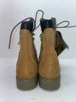 New Men’s Brown Lace Up Acme Cowboy Boots. 4366 11.5 11 1/2 E E. 9-62