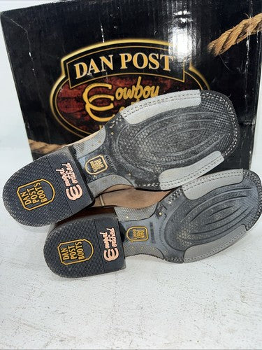 New Women’s Tan/pink Dan Post Cowboy Boots. DP 3816 7 M. 18-120