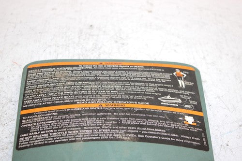 2001 Sea-doo Gtx Oem Glove Box Door 269500862 JS52