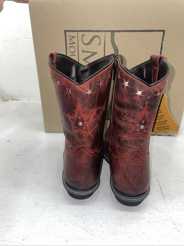 New Women’s Red Smoky Mountain Cowboy Boots. 6452 7. 18-46