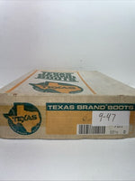 New Men’s Brown Texas Brand Cowboy Boots. 7911 11.5 11 1/2 D. 9-47