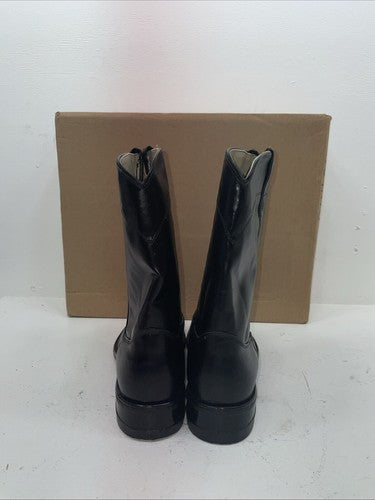 New Men’s Black Texas Brand Cowboy Boots. 6001 12 D. 9-76