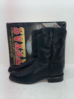 New Men’s Black Texas Brand Cowboy Boots. 8960 11.5 11 1/2 D. 9-68
